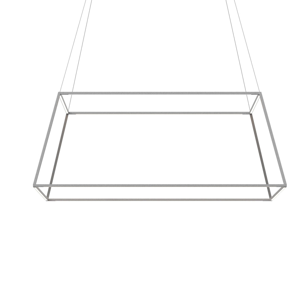 Z-Bar Rise Square Pendant Light