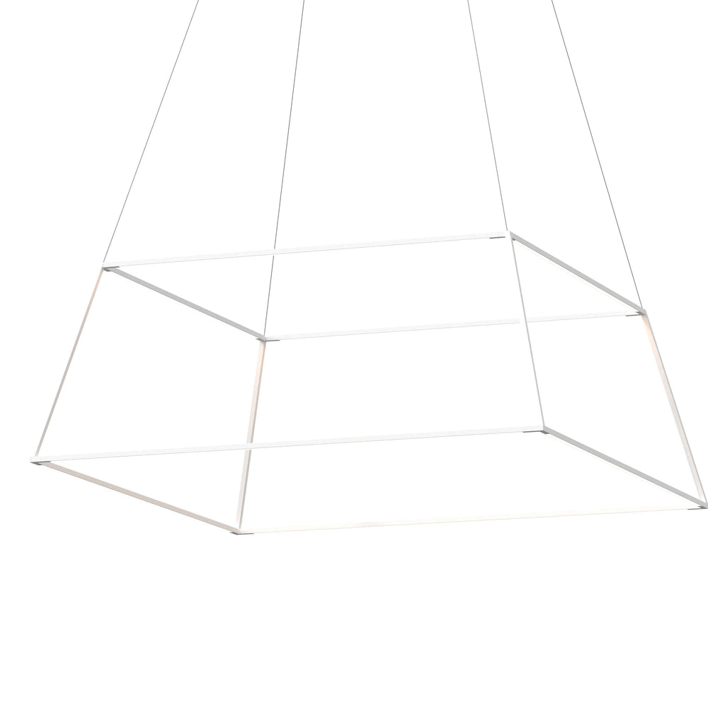 Z-Bar Rise Square Pendant Light