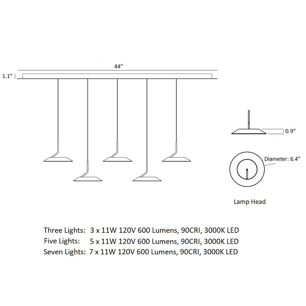 Royyo Linear Pendant Light