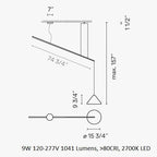 North 5672 Pendant Light