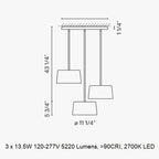 Tube 6155 Pendant Light