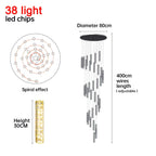 Nordic Crystal LED Chandelier