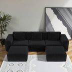 Cloud Velvet Modular Sofa Bed