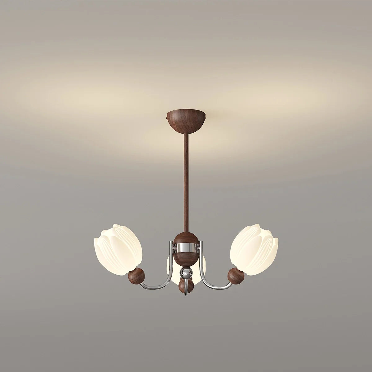 French Retro Flower Chandelier for Living Room