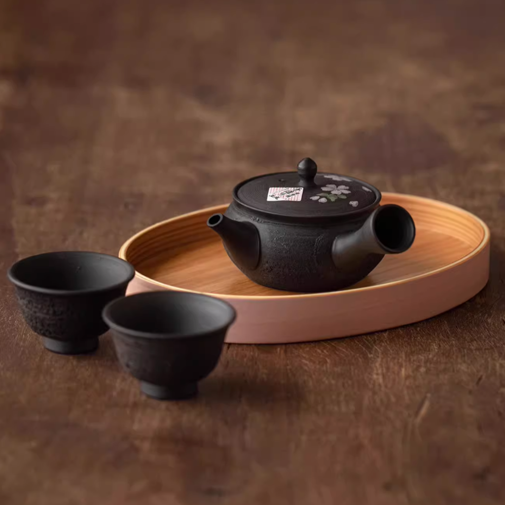 Tokoname Ware Sakura-Mai Red Clay Teapot Set