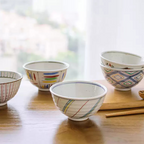 Arita Ware Hand-Painted Floral Rice Bowl – Housewarming Gift