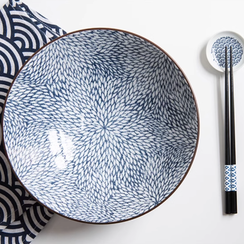 Showa Seito Cone Shaped Ramen Bowl