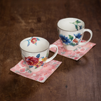 Mino Ware Floral Series Mug Gift Set