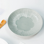 Hasami Ware Flower Fuwari Plate Pair Set