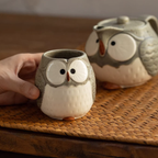 Mino Ware Owl Tea Set
