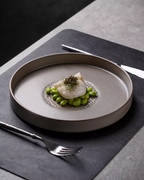 ALANIZ YIN Series Woodgrain Flat Plate