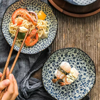 Mino Ware Classic Dyed Octagonal Plate Set