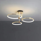 Metal Circular Chandelier Ceiling Lamp
