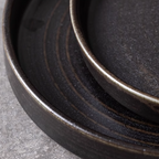 ALANIZ DX Series Handcrafted Fleur de Sel Straight-Sided Plate