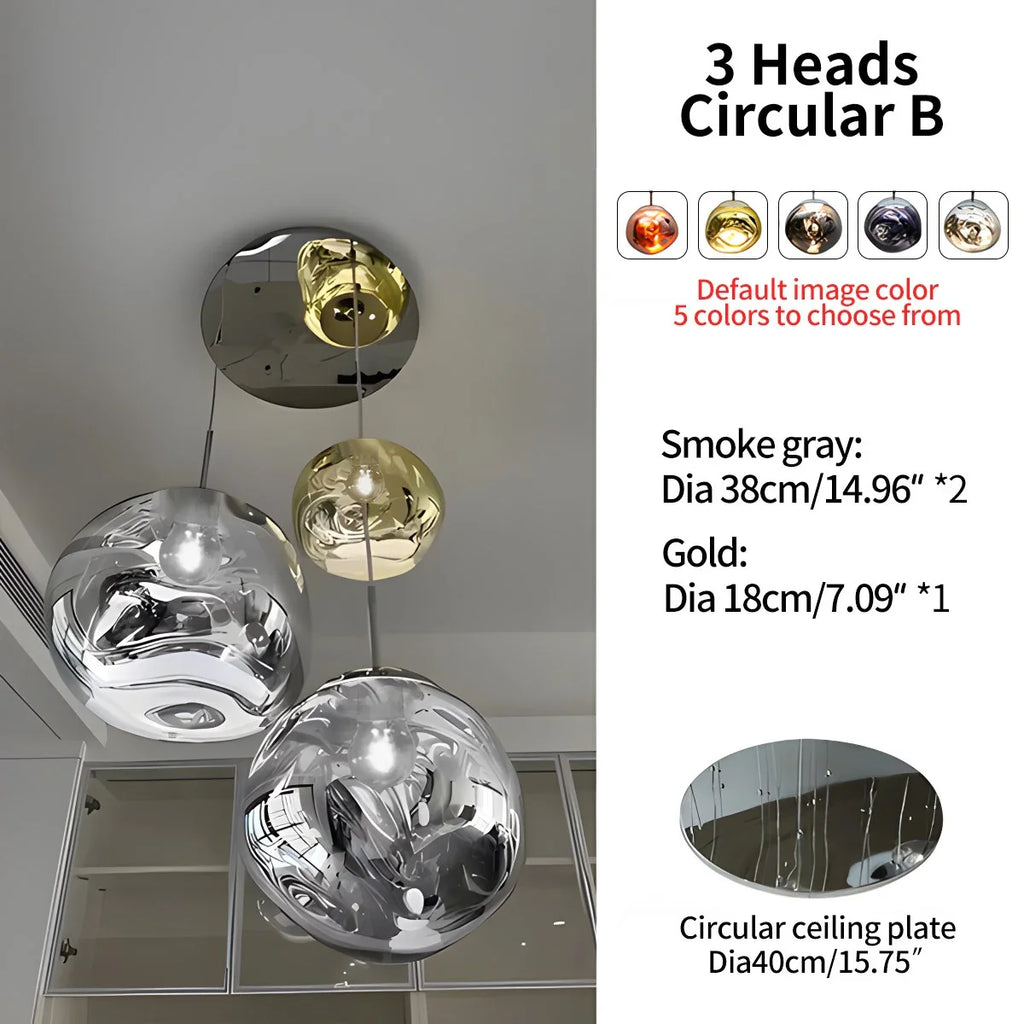 Large Lava Chandelier Customization