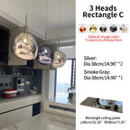 Large Lava Chandelier Customization