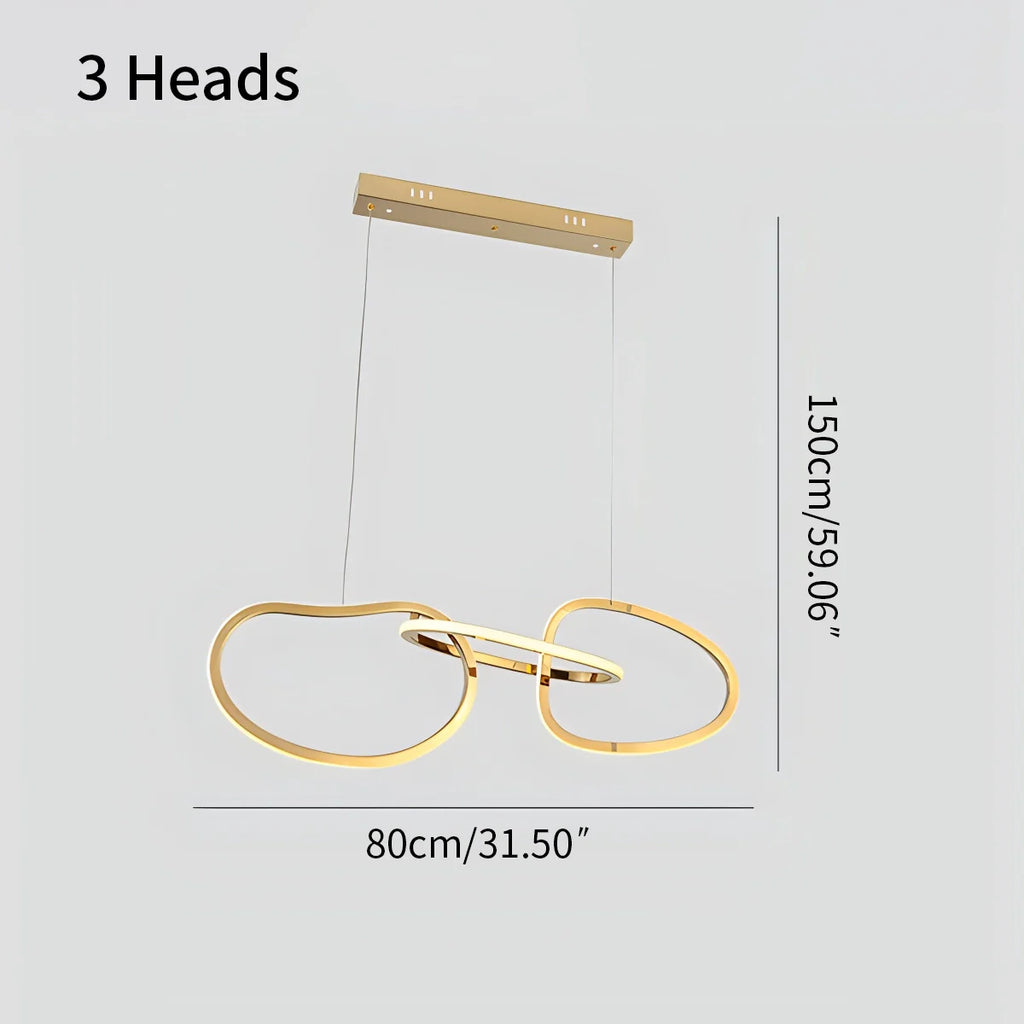 Modern Minimalist Ring Chandelier