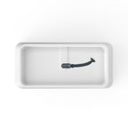 67 inch freestanding solid surface soaking bathtub for bathroom