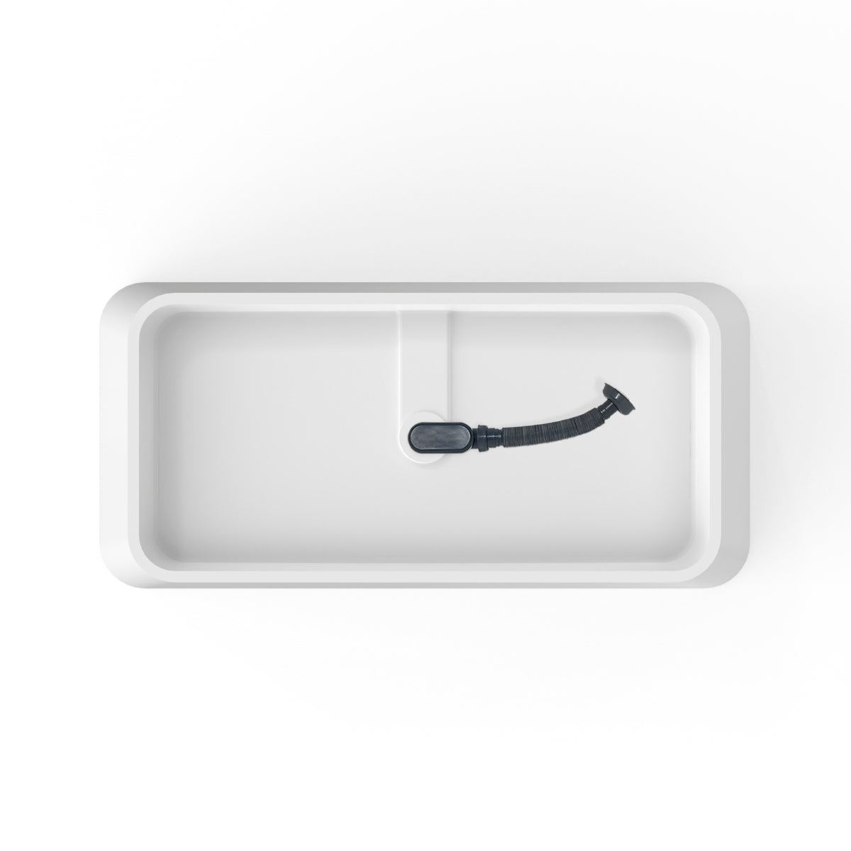 67 inch freestanding solid surface soaking bathtub for bathroom