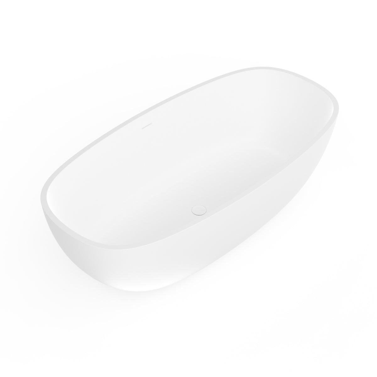 71 inch freestanding solid surface soaking bathtub for bathroom