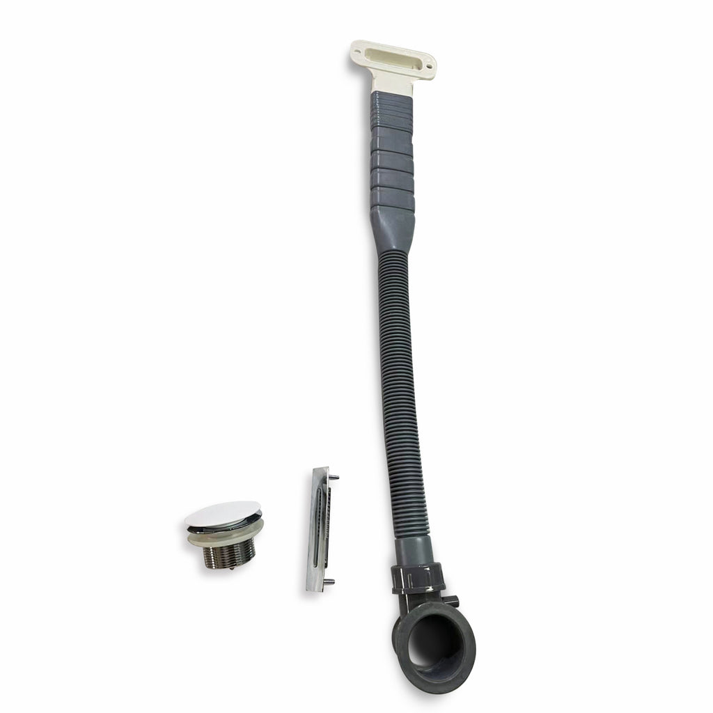 55-inch Glossy White Soaking Tub