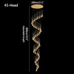 Luxury Water Drop Pendant Chandelier for Living Room