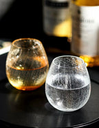 Hirota Glass Crackle Pattern Whisky Glass