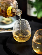 Hirota Glass Crackle Pattern Whisky Glass