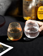 Hirota Glass Crackle Pattern Whisky Glass