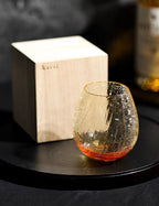 Hirota Glass Crackle Pattern Whisky Glass