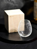 Hirota Glass Crackle Pattern Whisky Glass