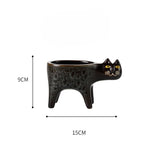 Animated Cat Ceramic Vase