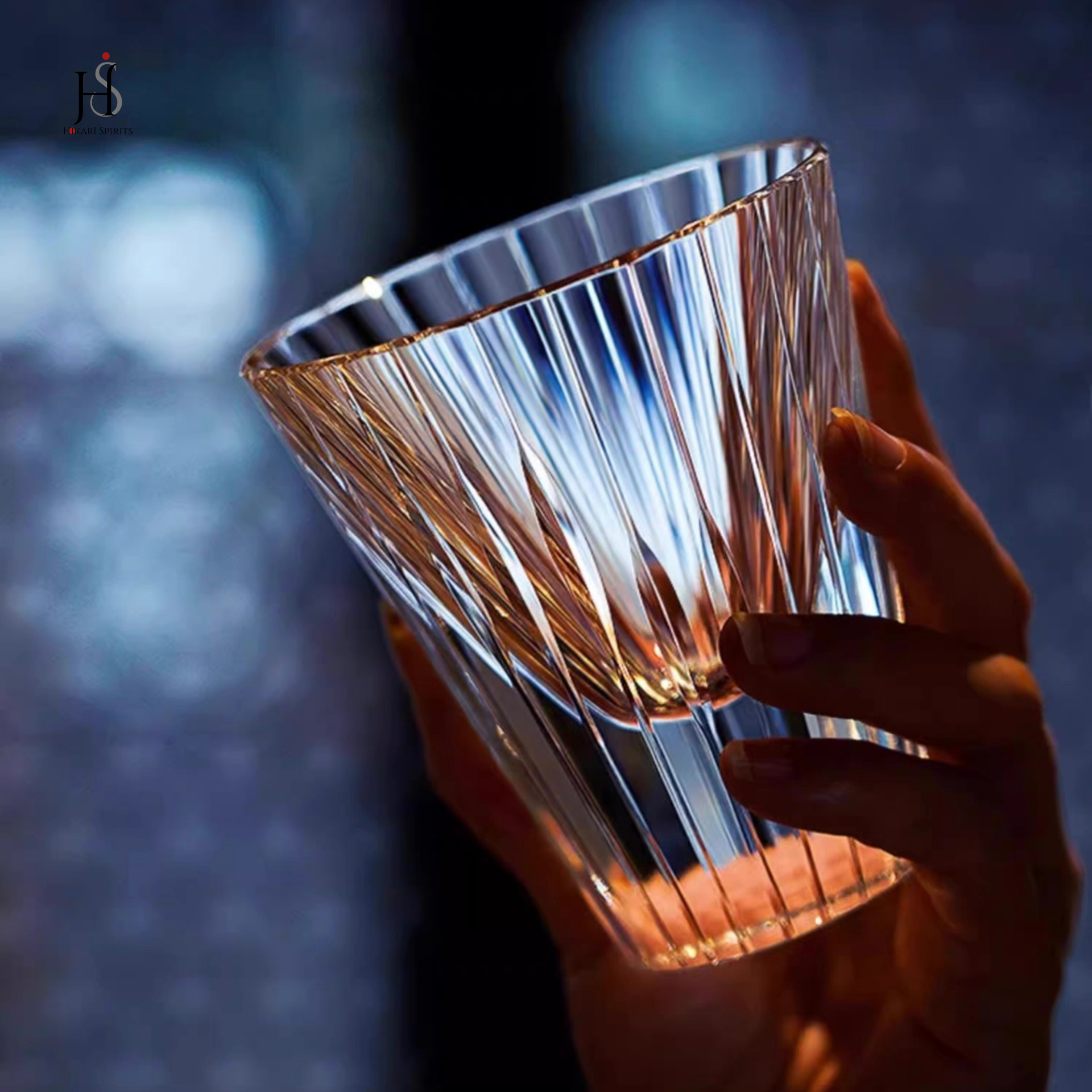 Edo Kiriko Hand-Carved Beam Glass