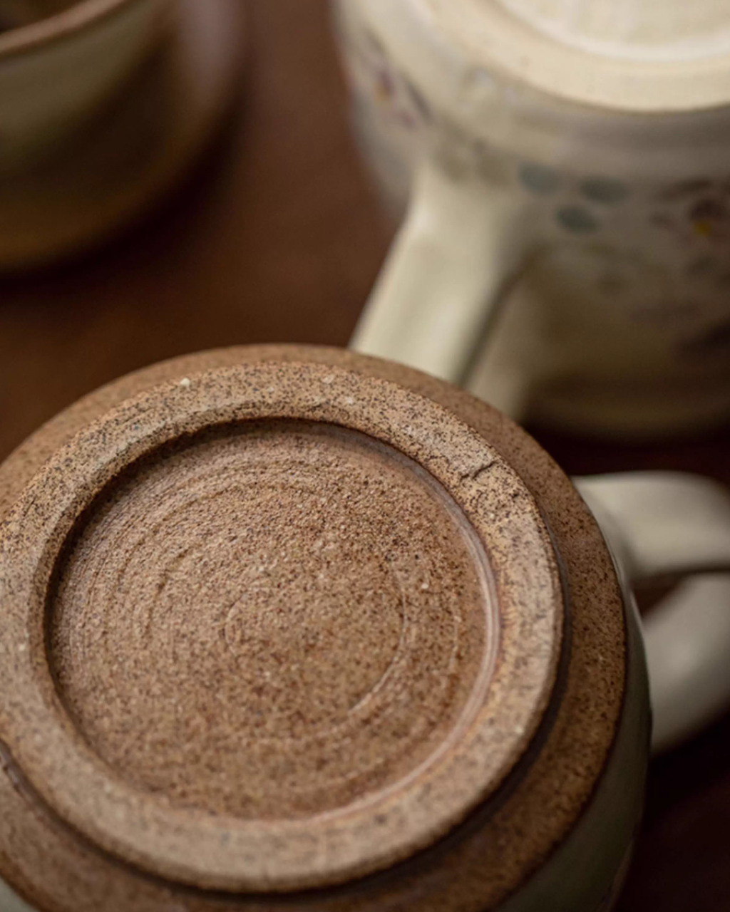Kasama Ware Hand-Painted Countryside Teapot Set – Multi-Use for Tea & Coffee
