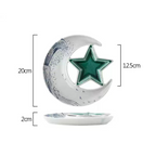 Fukutora Ware Star & Moon Plate