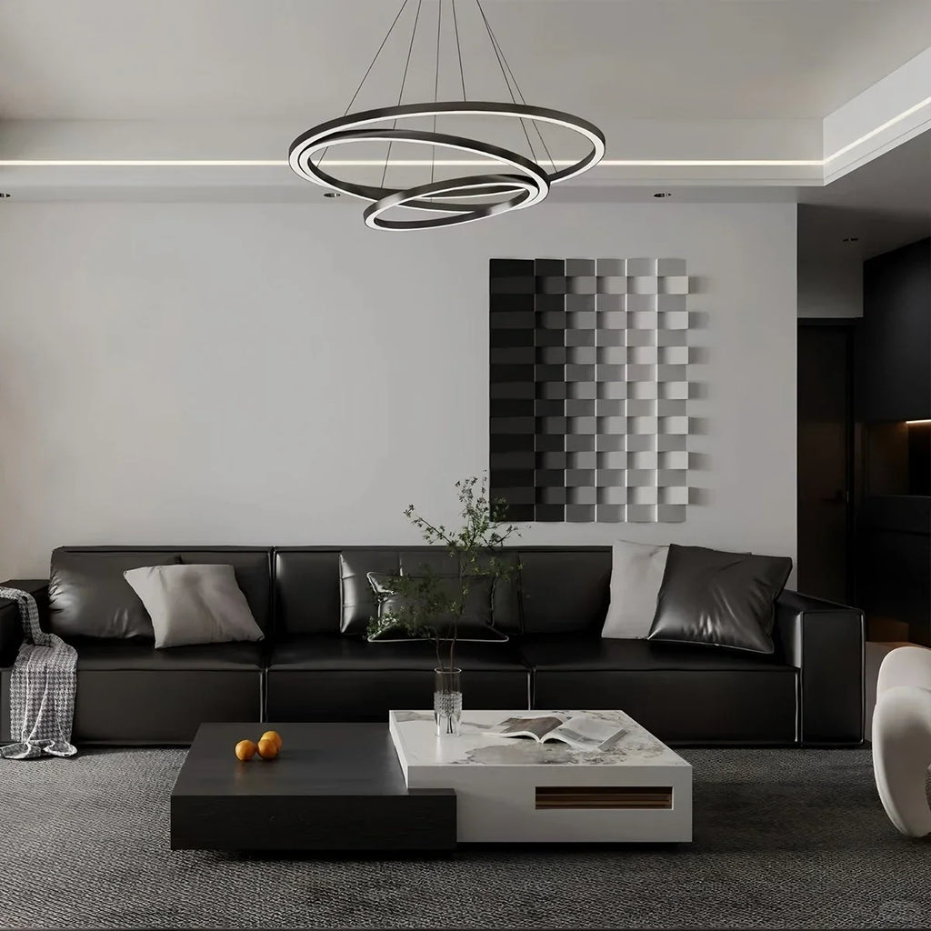 Circle Layered Living Room Chandelier