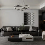 Circle Layered Living Room Chandelier