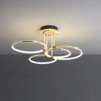 Metal Circular Chandelier Ceiling Lamp