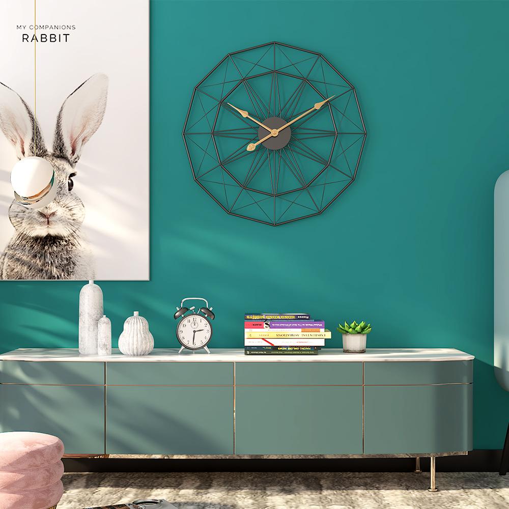 Polygonal Wall Art Clock