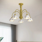 French Pastoral Style Flower Chandelier
