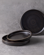 ALANIZ DX Series Handcrafted Fleur de Sel Straight-Sided Plate