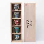 Kutani Ware Traditional Hand-Painted Gongfu Tea Set – Gift Box Edition