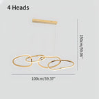 Modern Minimalist Ring Chandelier