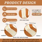 Holiday 4-Pack Modern Striped Chairs