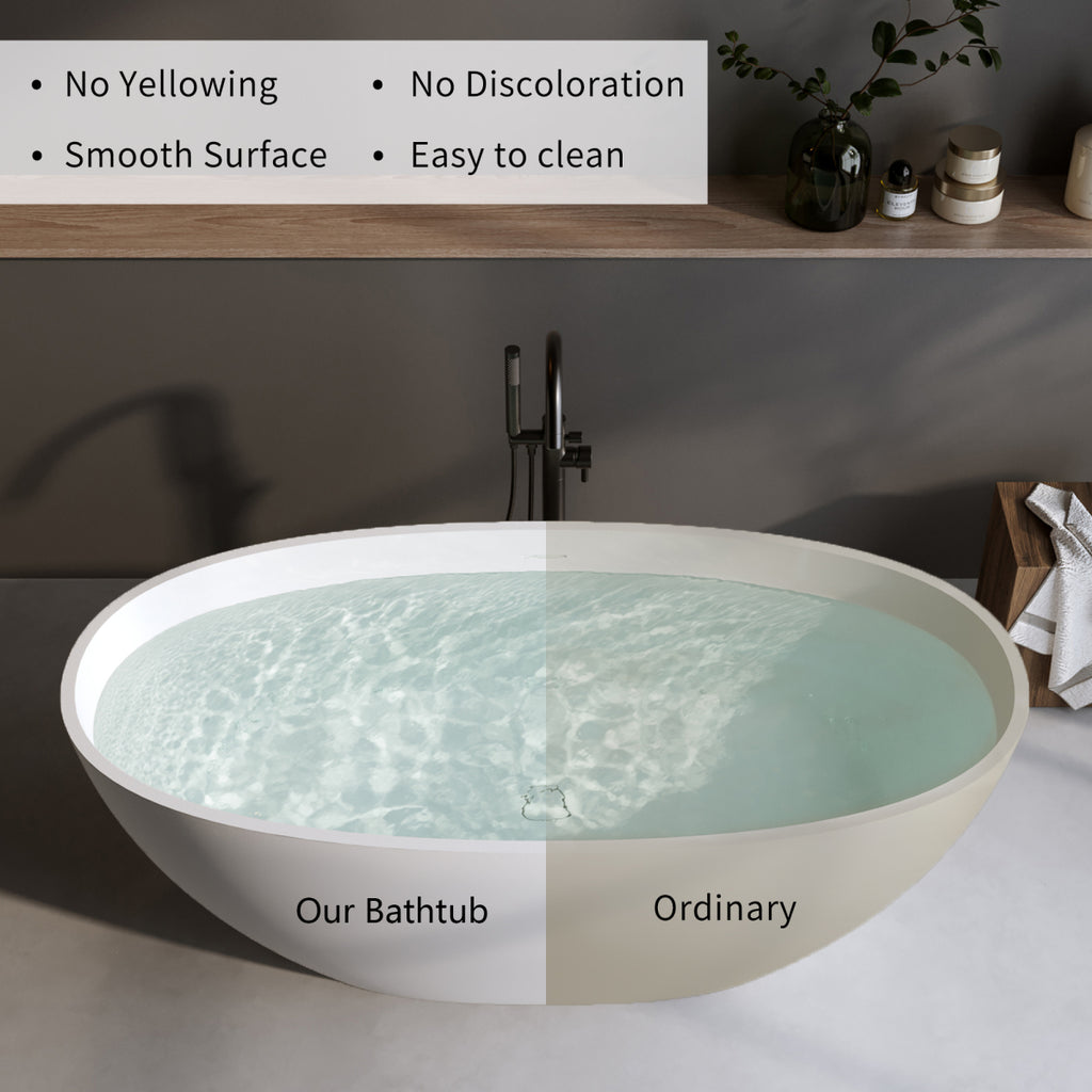 Luxury Freestanding Solid Surface Bathtub