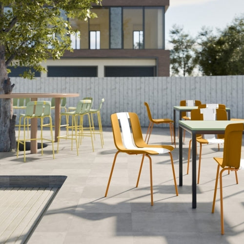 Holiday 4-Pack Modern Striped Chairs