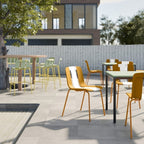 Holiday 4-Pack Modern Striped Chairs