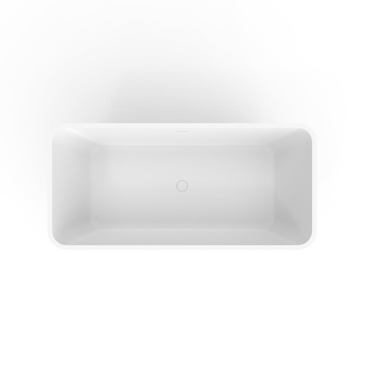 67 inch freestanding solid surface soaking bathtub for bathroom