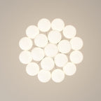 French Tulip Flower & Ball Chandelier