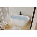 67" Glossy Acrylic Freestanding Tub